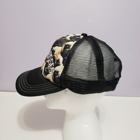 Pugs & Kisses Black Adjustable Baseball Style Cap Unisex - Picture 5 of 7